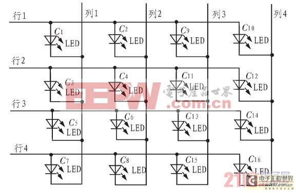 发光二极管接线方法