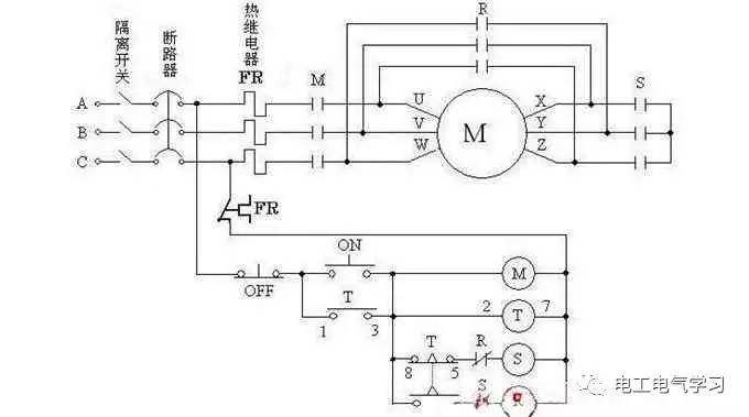 变速电机怎么接线