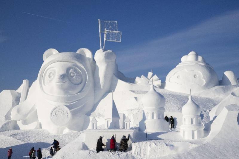 哈尔滨大雪雕没有黑科技只有纯净水